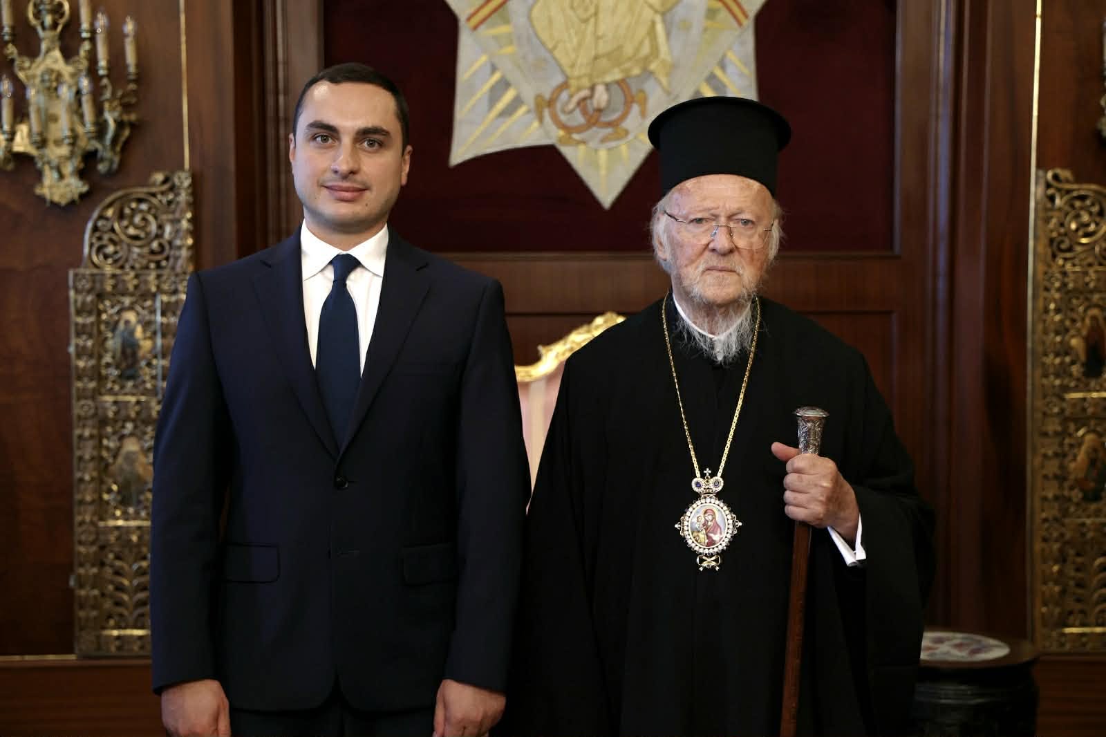 გიორგი ჯინჭარაძე სტამბოლში მსოფლიო პატრიარქს შეხვდა