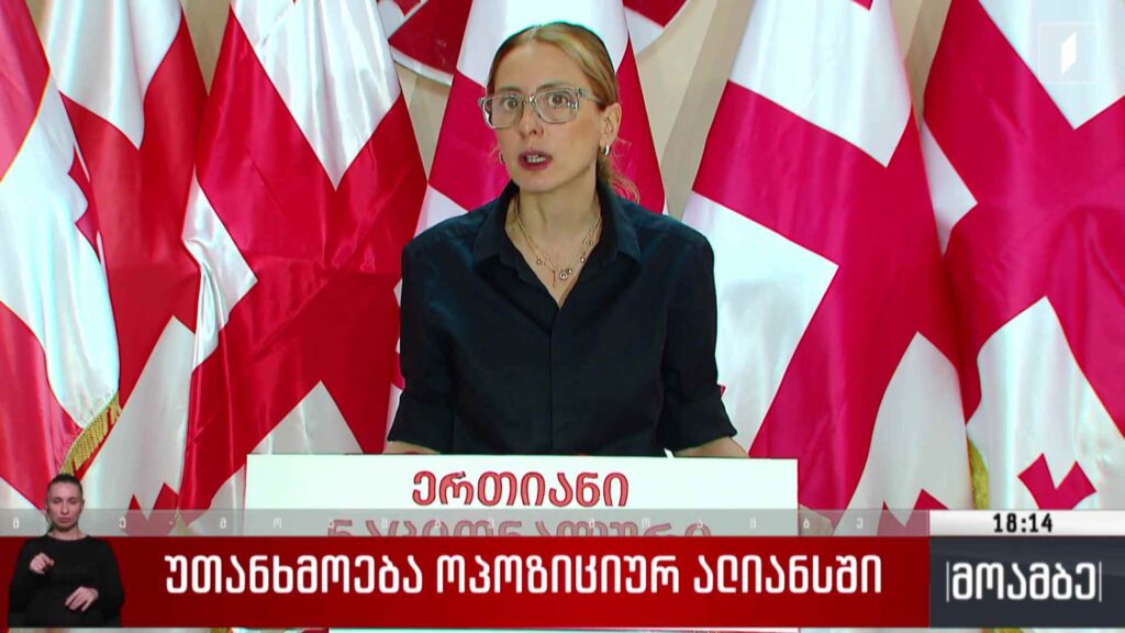 უთანხმოება ოპოზიციურ ალიანსში 