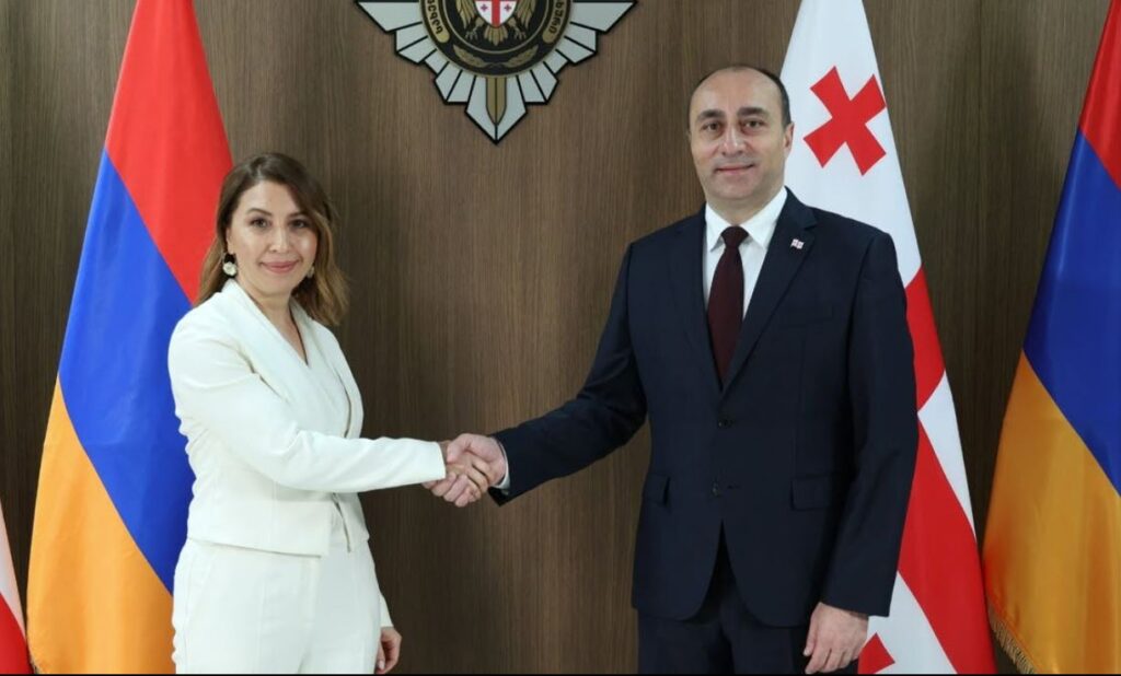 გეკა გელაძემ სომხეთის საგარეო დაზვერვის სამსახურის უფროსს, ქრისტინე გრიგორიანს უმასპინძლა