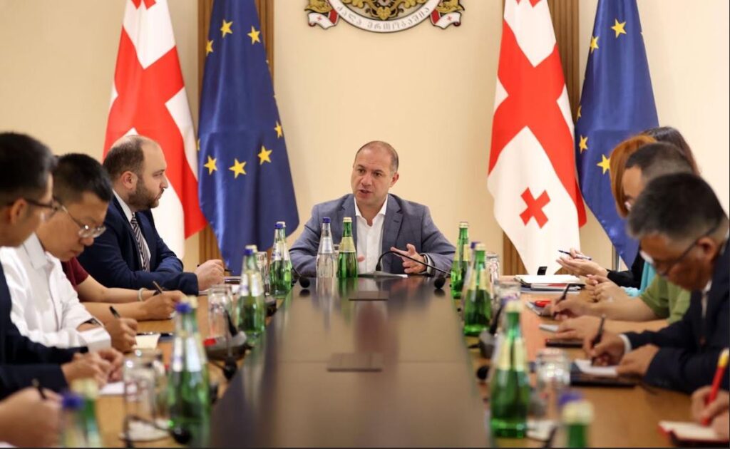 გივი მიქანაძე ლანჯოუს უნივერსიტეტისა და კონფუცის ინსტიტუტის დელეგაციას შეხვდა