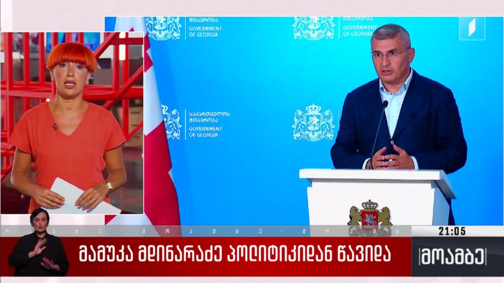 მამუკა მდინარაძე პოლიტიკიდან წავიდა