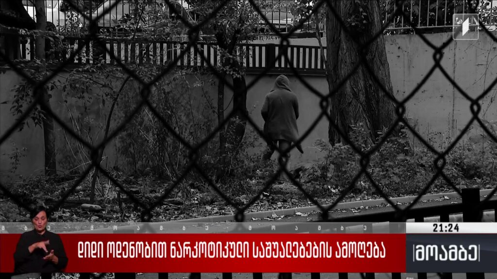დიდი ოდენობით ნარკოტიკული საშუალებების ამოღება