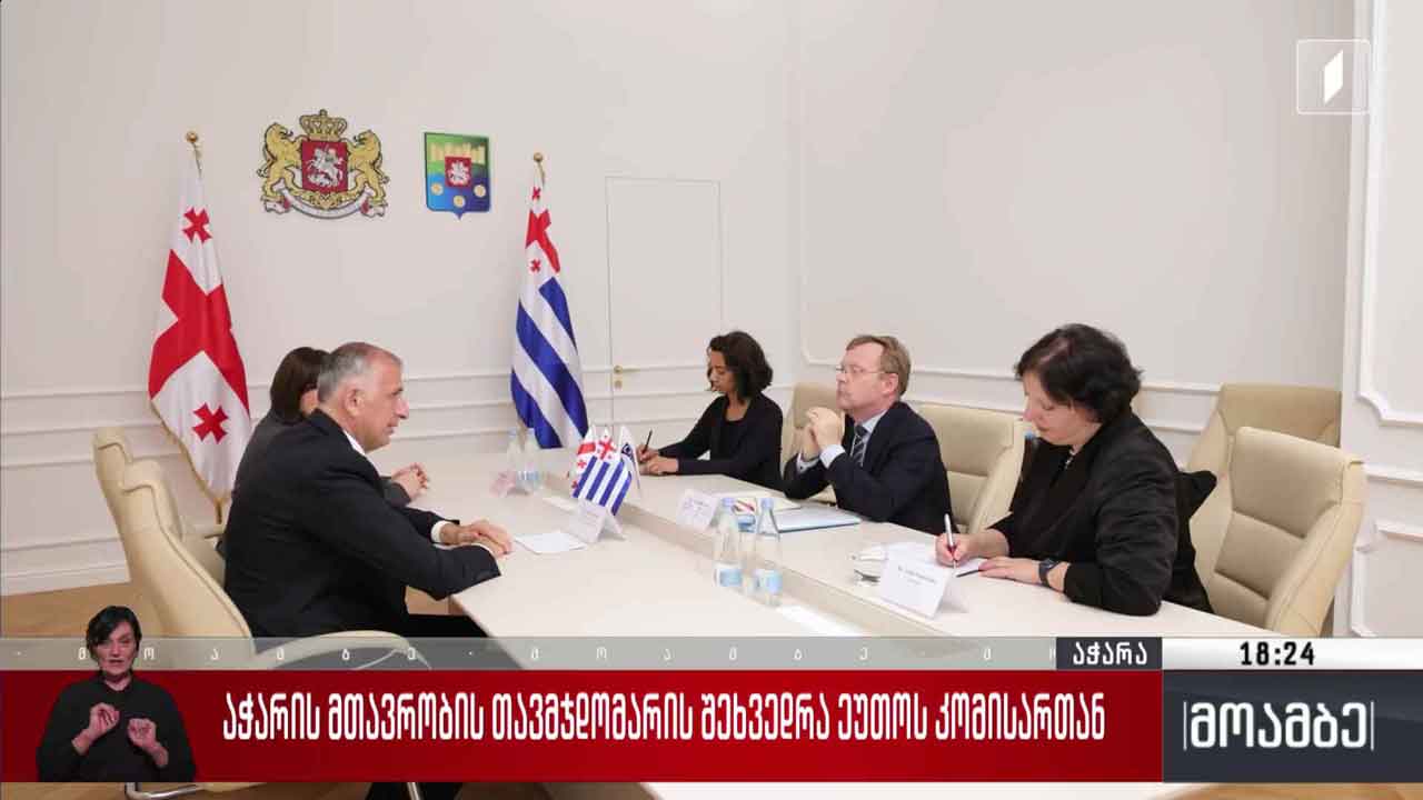 აჭარის მთავრობის თავმჯდომარის შეხვედრა ეუთო-ს კომისართან