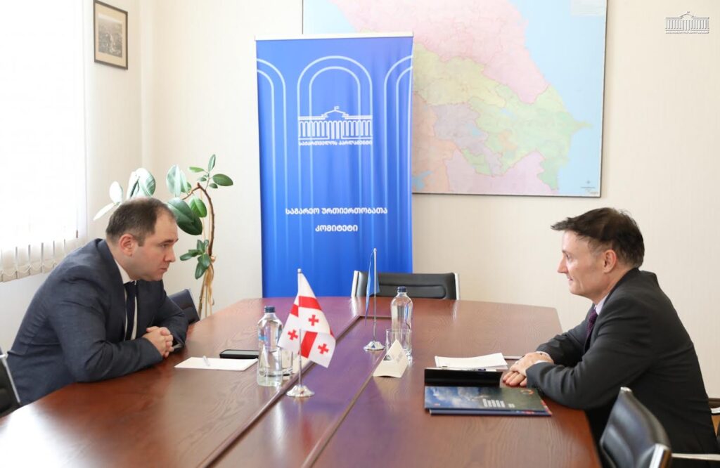 ნიკოლოზ სამხარაძე საქართველოში გაერო-ს მუდმივ კოორდინატორს, დიდიე ტღებიუკს შეხვდა
