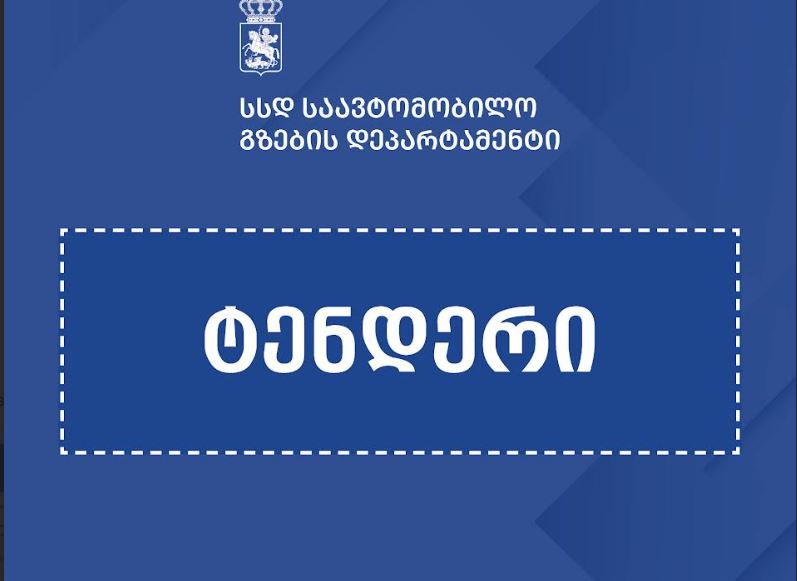 საავტომობილო გზების დეპარტამენტმა შავი ზღვის სანაპიროს დაცვისა და აღდგენის საინჟინრო პროექტის მოსამზადებლად საერთაშორისო ტენდერი გამოაცხადა