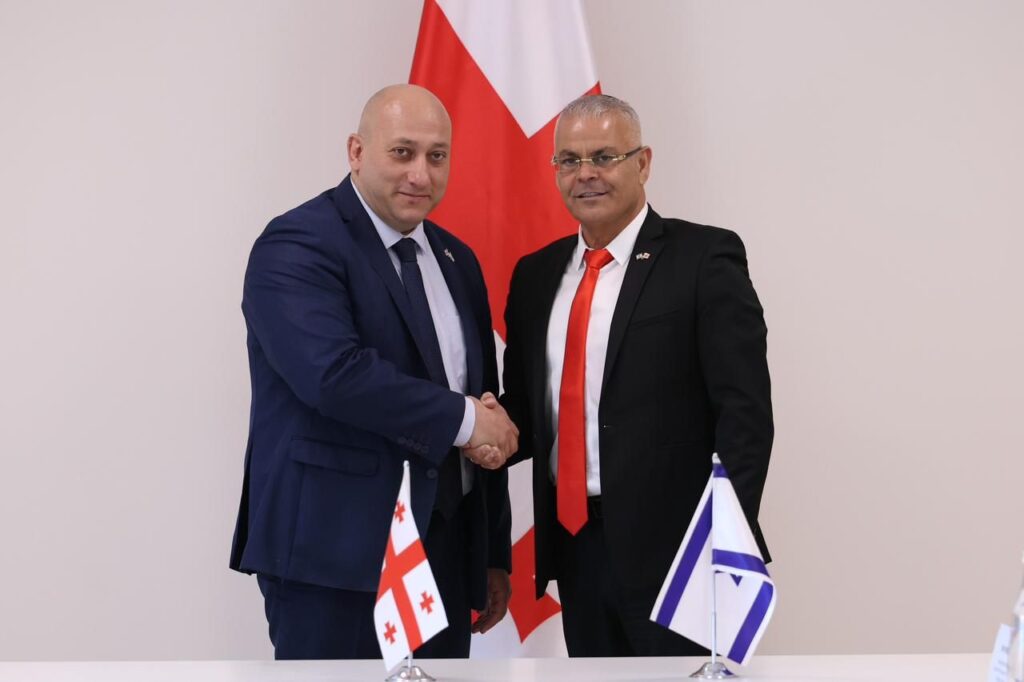 საქართველოს საგარეო საქმეთა მინისტრის მოადგილე ალექსანდრე ხვთისიაშვილი ისრაელის საგარეო უწყების მინისტრის მოადგილეს, მიშელ ბუსკილას შეხვდა