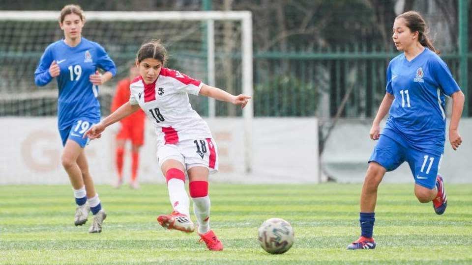 საქართველოს 17-წლამდე გოგონათა ნაკრებმა აზერბაიჯანელი თანატოლები ბაქოში ორჯერ დაამარცხა #1TVSPORT