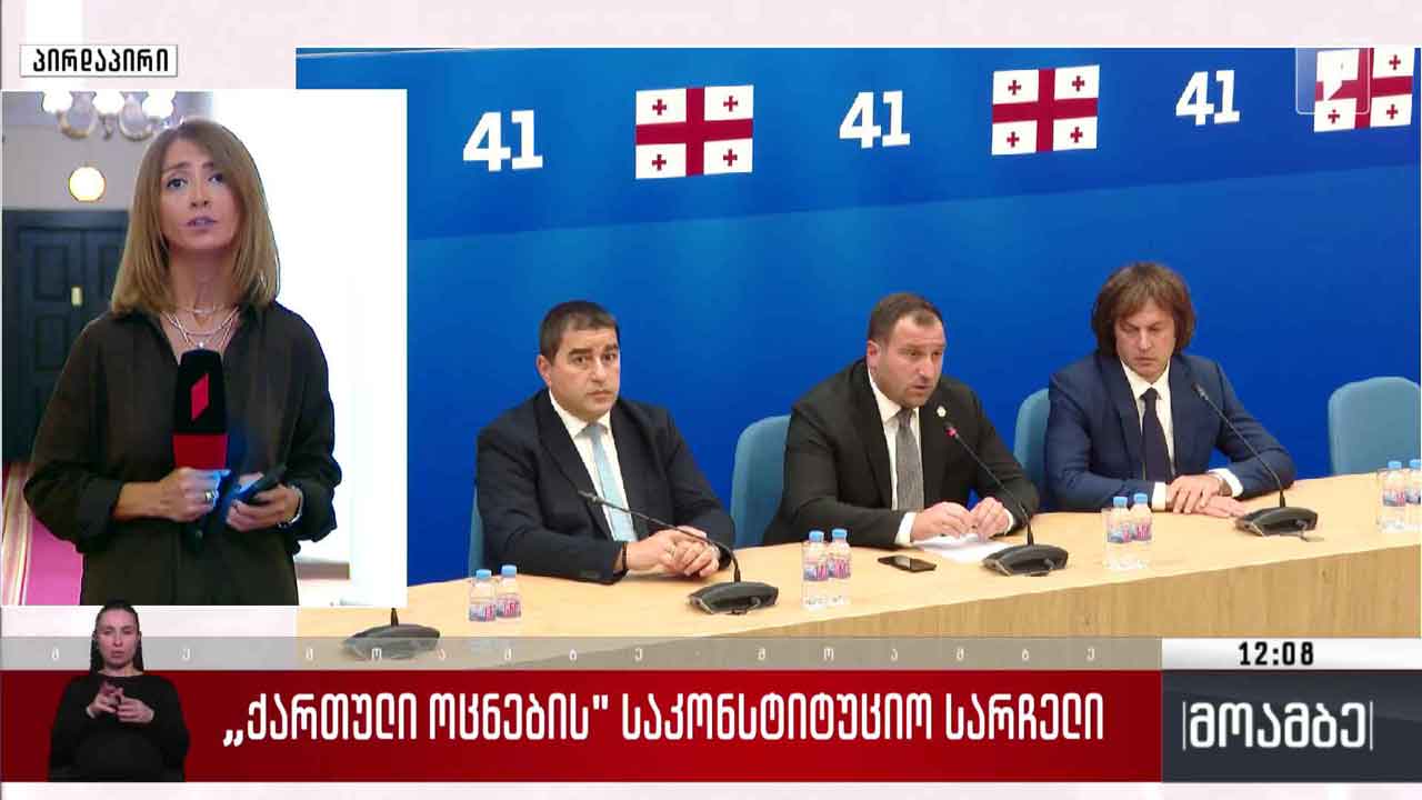 „ქართული ოცნების“ საკონსტიტუციო სარჩელი