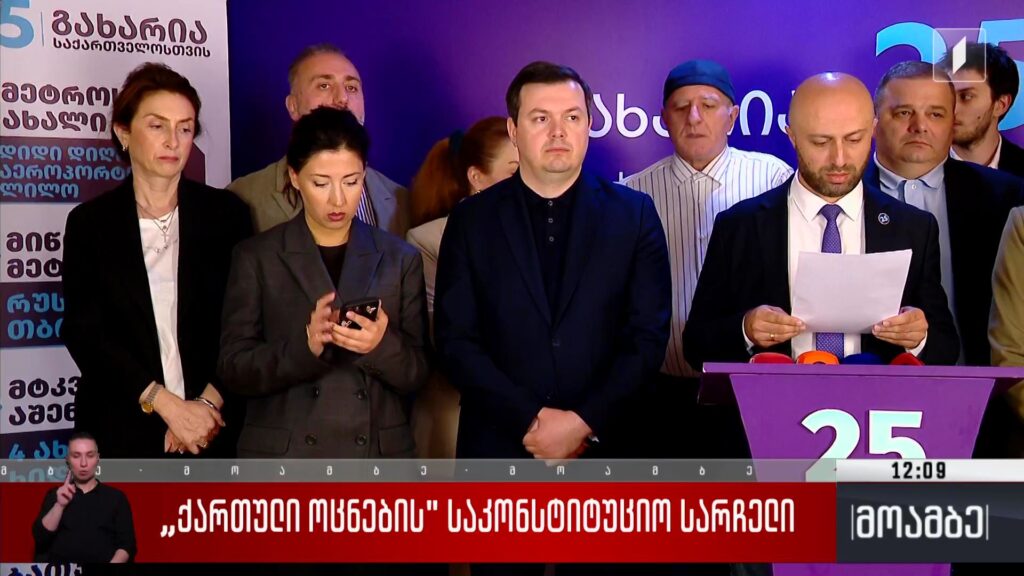 „ქართული ოცნების“ საკონსტიტუციო სარჩელი 