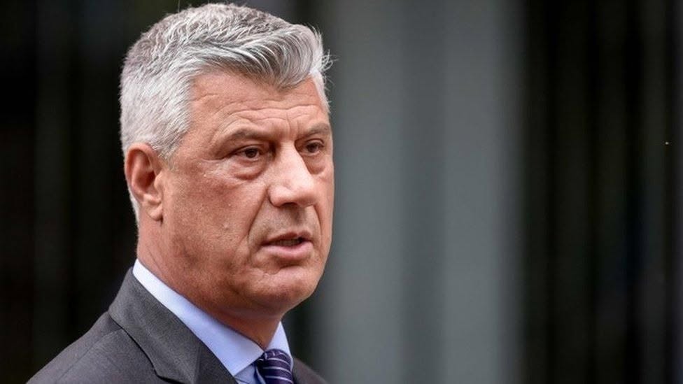 კოსოვოს ყოფილ პრეზიდენტს, ჰაშიმ ტაჩის ჰააგის სასამართლომ 25-წლიანი პატიმრობა შეუფარდა