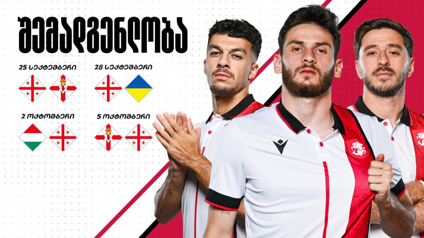 ფეხბურთი | საქართველოს ეროვნული ნაკრების განაცხადი ერთა ლიგის მატჩებისთვის ცნობილია #1TVSPORT