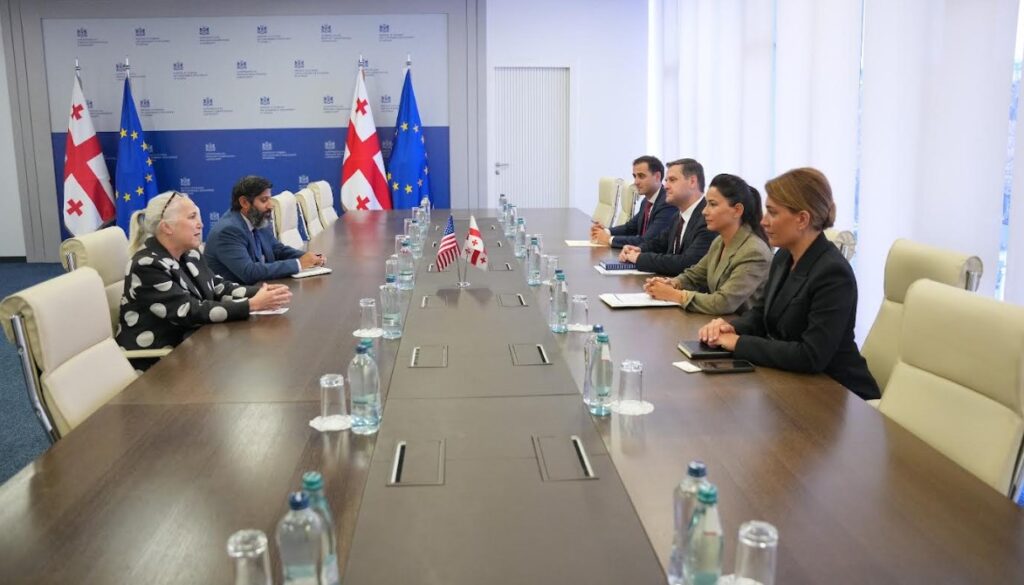 მარიამ ქვრივიშვილმა საქართველოში აშშ-ის ახლადდანიშნულ საქმეთა დროებით რწმუნებულთან, კორტნი ოსტრიანთან გაცნობითი შეხვედრა გამართა