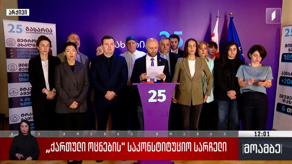 „ქართული ოცნების“ საკონსტიტუციო სარჩელი 