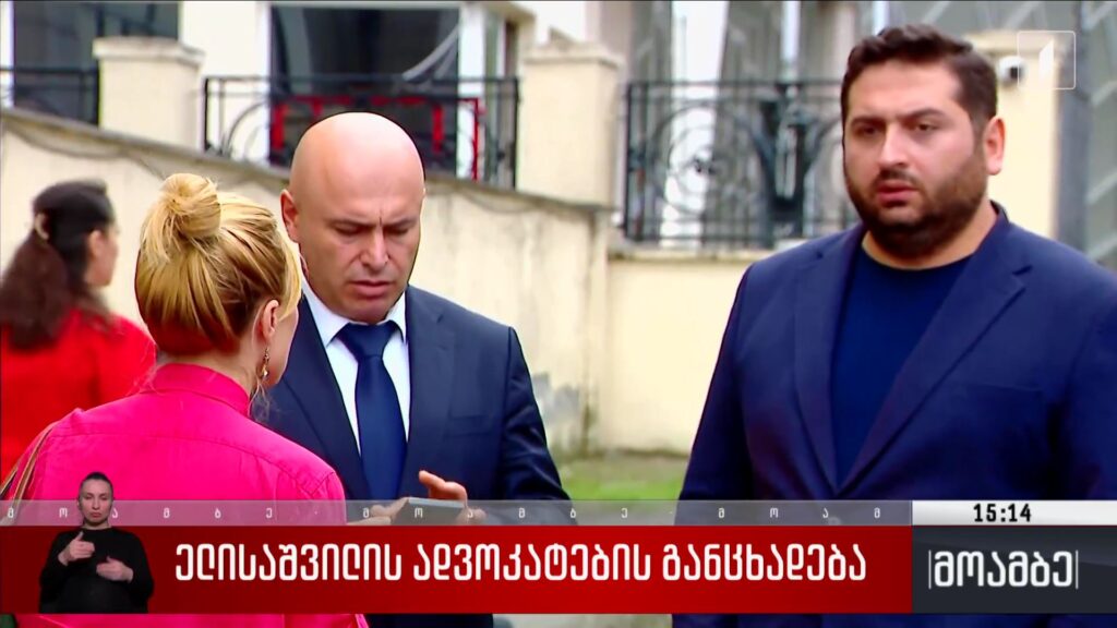 ელისაშვილის ადვოკატების განცხადება