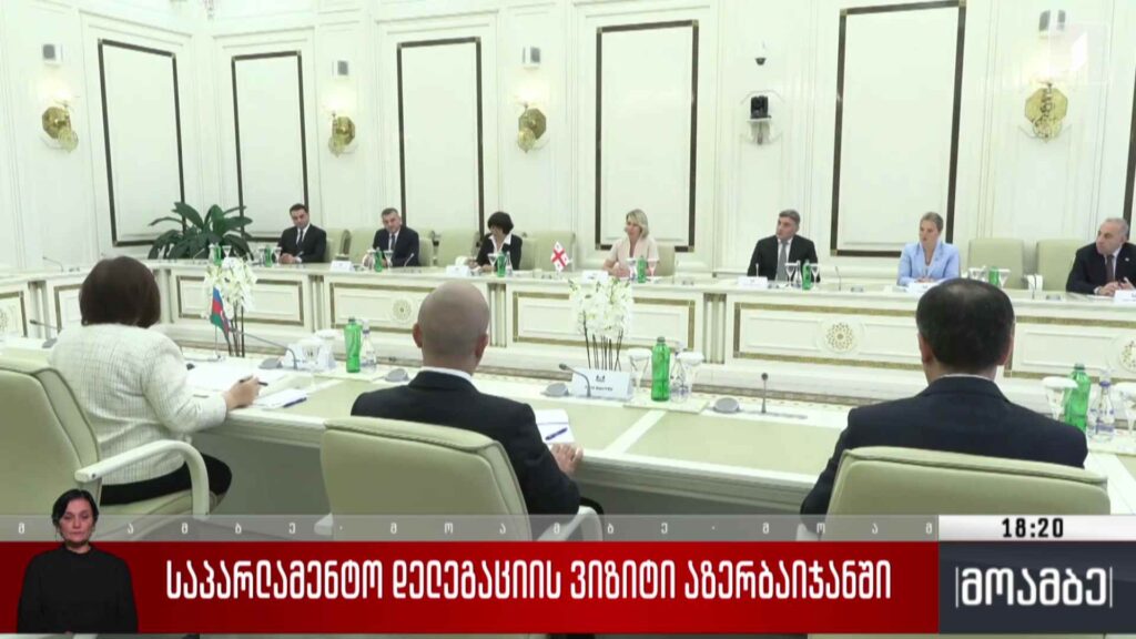 საპარლამენტო დელეგაციის ვიზიტი აზერბაიჯანში