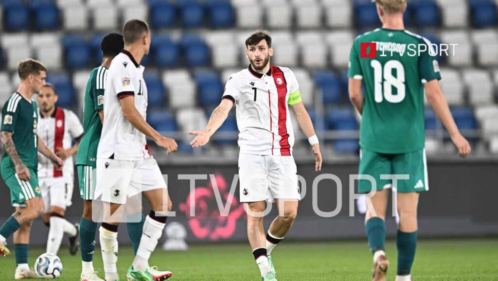 საქართველო-ჩრდილოეთ ირლანდიის მატჩის პირველი ტაიმი ფრედ დასრულდა #1TVSPORT