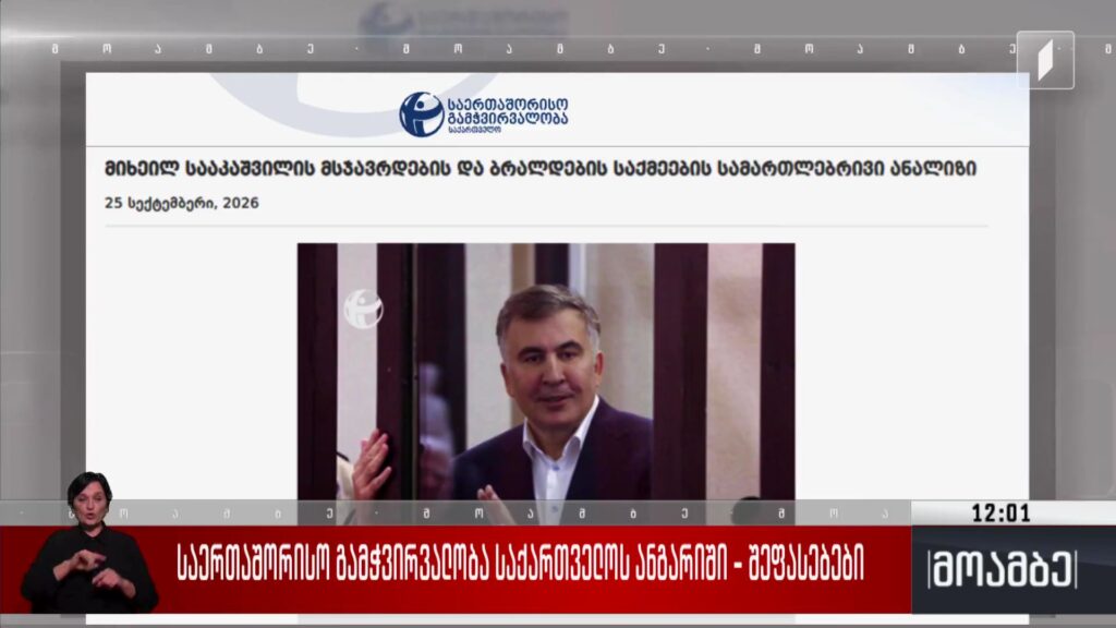„საერთაშორისო გამჭვირვალობა – საქართველოს“ ანგარიში – შეფასებები