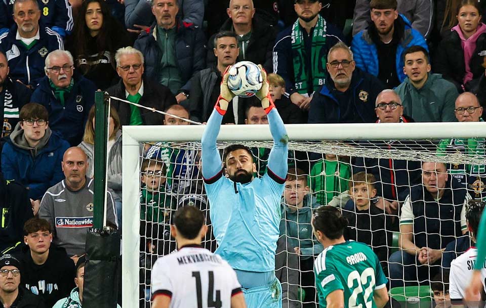 0:0 პირველი ტაიმის შემდეგ – საქართველოს ნაკრებისა და ჩრდილოეთ ირლანდიის მატჩში ფრე ფიქსირდება #1TVSPORT