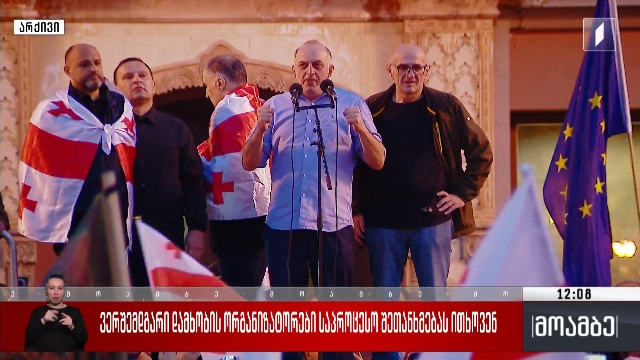 ვერშემდგარი დამხობის ორგანიზატორები საპროცესო შეთანხმებას ითხოვენ