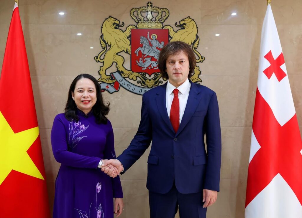 ირაკლი კობახიძე ვიეტნამის სოციალისტური რესპუბლიკის ვიცე-პრეზიდენტს შეხვდა
