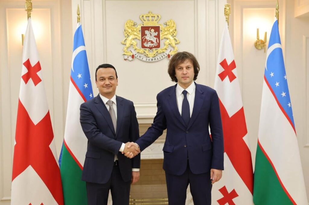 ირაკლი კობახიძე უზბეკეთის ინვესტიციების, ინდუსტრიისა და ვაჭრობის მინისტრს შეხვდა