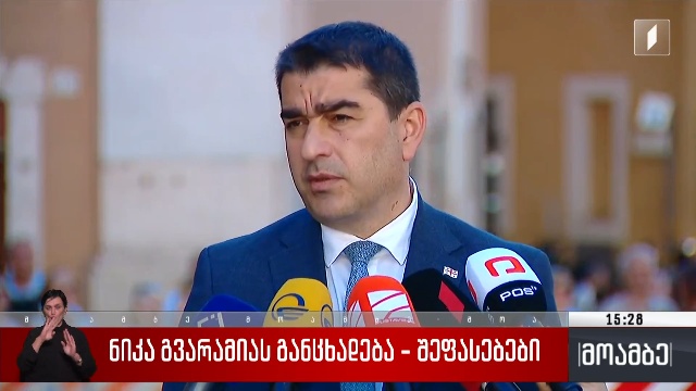 ნიკა გვარამიას განცხადება – შეფასებები