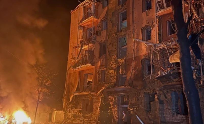 რუსეთმა ღამით უკრაინაზე იერიში ბალისტიკური და ფრთოსანი რაკეტებით, ასევე დრონებით განახორციელა
