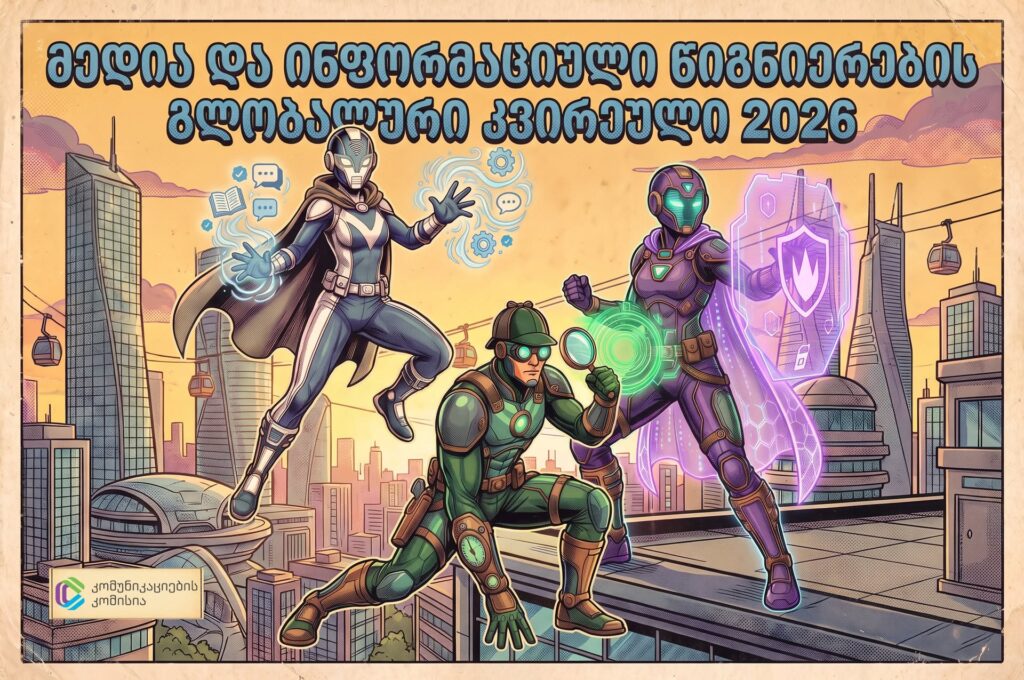 ComCom მედია და ინფორმაციული წიგნიერების გლობალურ კვირეულს უკვე მეექვსედ უერთდება