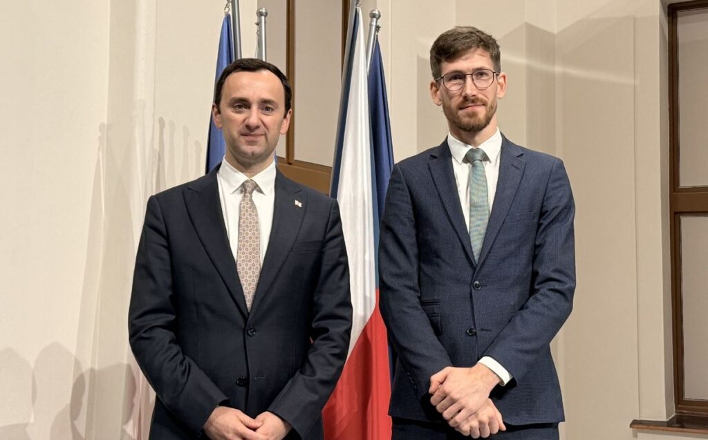 საქართველოს საპარლამენტო დელეგაცია ჩეხეთის მთავრობის ევროპულ საქმეთა სექციის წარმომადგენლებს შეხვდა