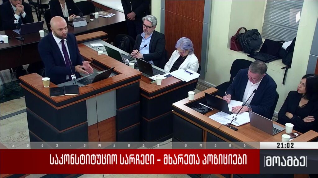 საკონსტიტუციო სარჩელი – მხარეთა პოზიციები