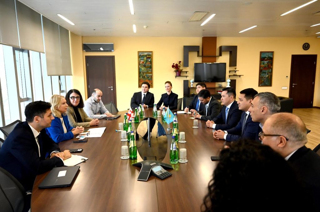 ნათია თურნავამ ასტანას საერთაშორისო ფინანსური ცენტრის მმართველ რენატ ბექტუროვთან შეხვედრა გამართა