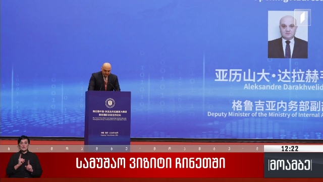 სამუშაო ვიზიტი ჩინეთში