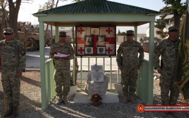 Memorial of Georgian soldiers killed in Afghanistan unveiled
