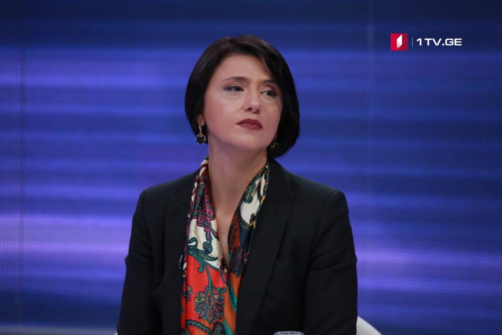 Тинатин Бердзенишвили – Мы должны говорить открыто, за коммерческими каналами, возможно стоят интересы определенных политиков