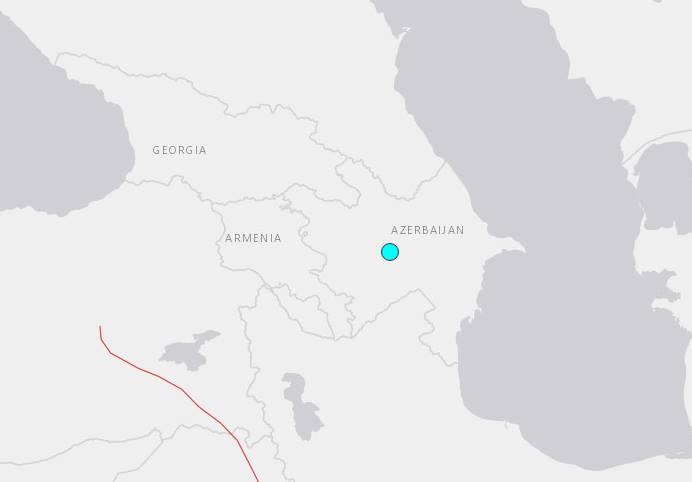 Ադրբեջանում գրանցվել է 5,3 մագնիտուդ ուժգնությամբ երկրաշարժ
