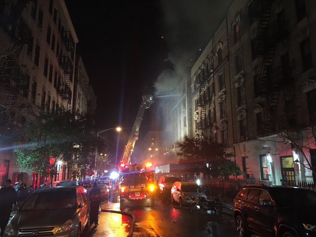 9 Hurt as Windswept Blaze Rips Through Manhattan Apartment Building
