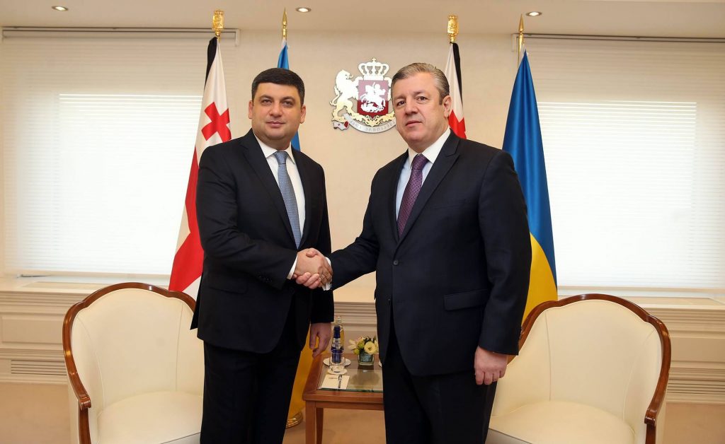 Prime Ministers of Georgia and Ukraine held a face-to-face meeting