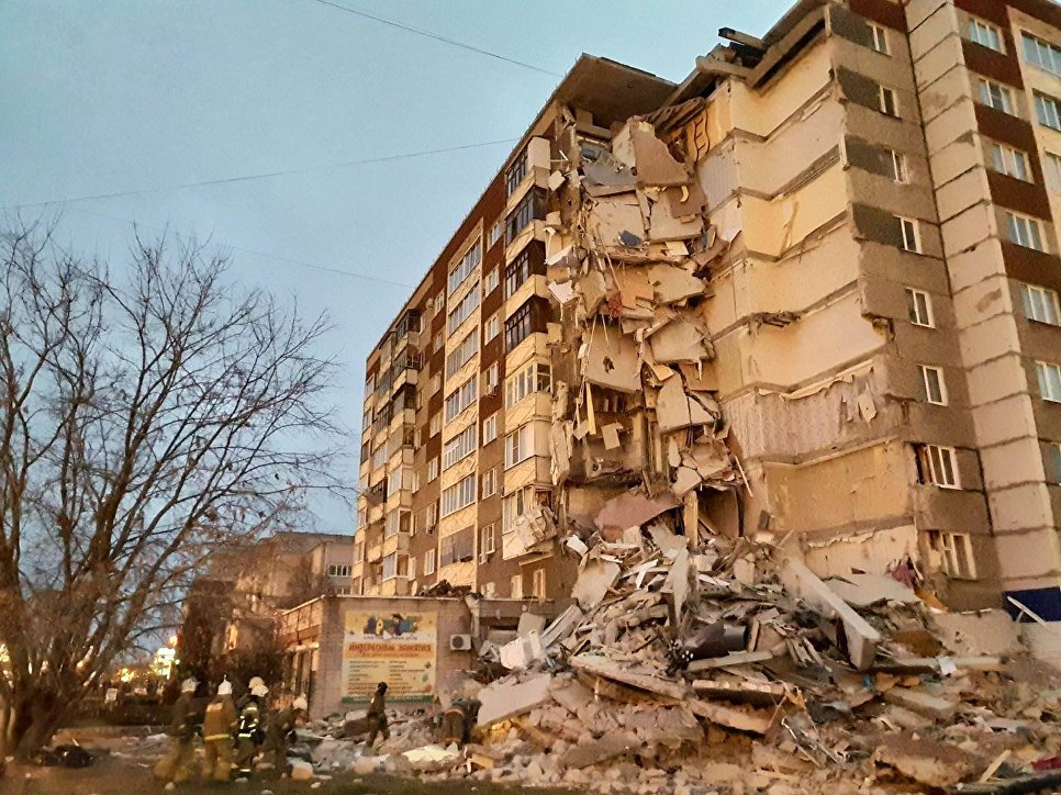 Ռուսաստանի Իժևսկ քաղաքում բնակելի շենք է փլուզվել