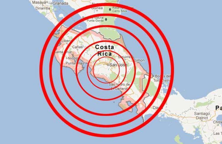 У берегов Коста-Рики произошло землетрясение магнитудой 6,8