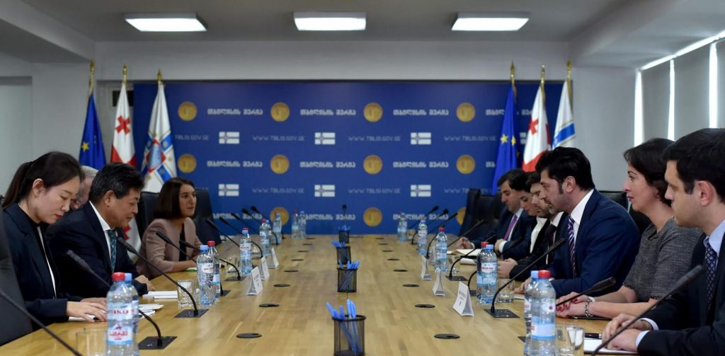 Мэр Тбилиси встретился с председателем Международной торговой палаты Шелкового пути