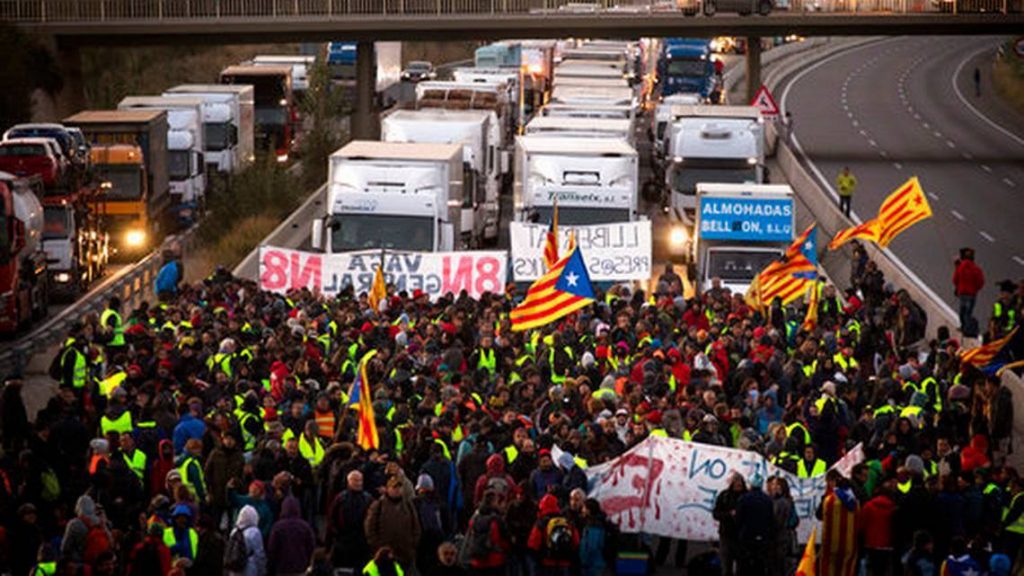 В Каталонии всеобщая забастовка