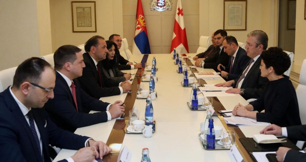 Премьер-министр Грузии встретился с вице-президентом Сербии
