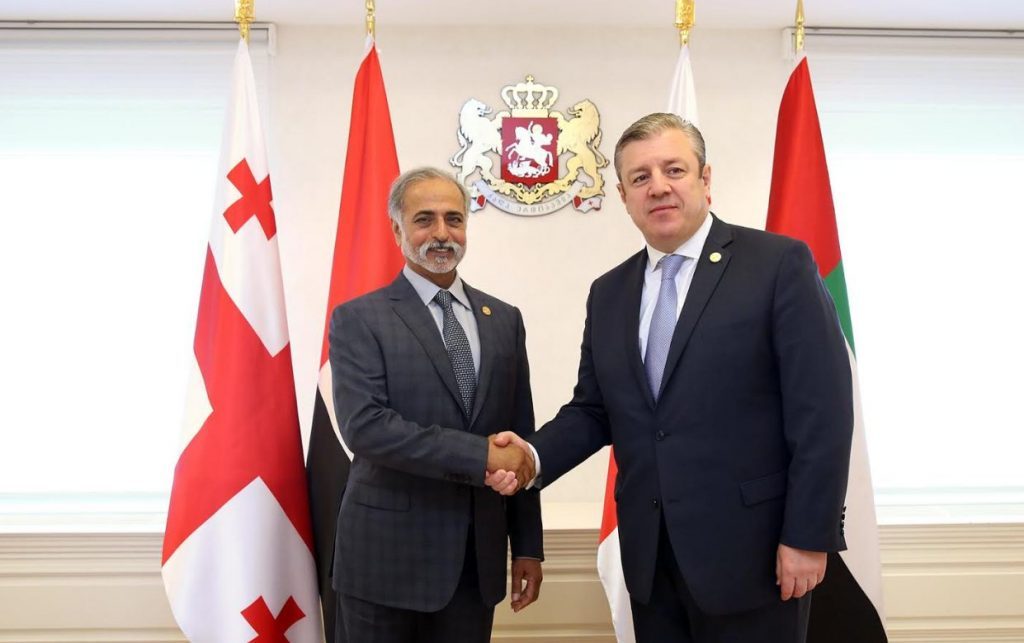 Георгий Квирикашвили и шейх Аль Нахаян обсудили возможность открытия в Грузии посольства ОАЭ