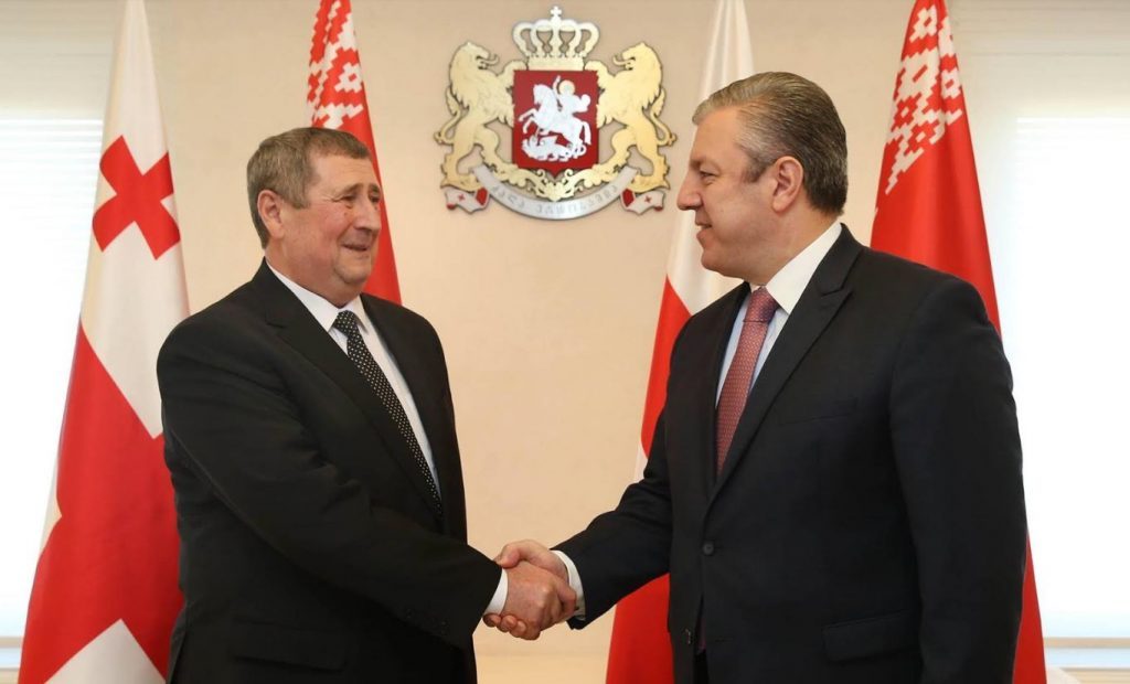 Георгий Квирикашвили встретился с заместителем премьер – министра республики Беларусь