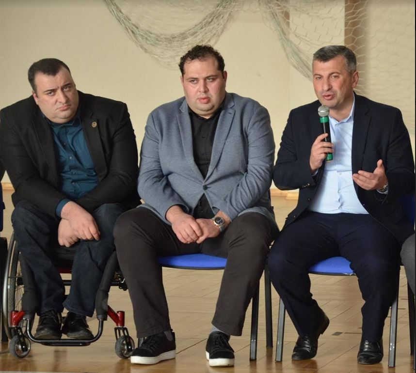 Тариел Хечикашвили встретился с представителями паралимпийского спорта и спортсменами с ограниченными возможностями