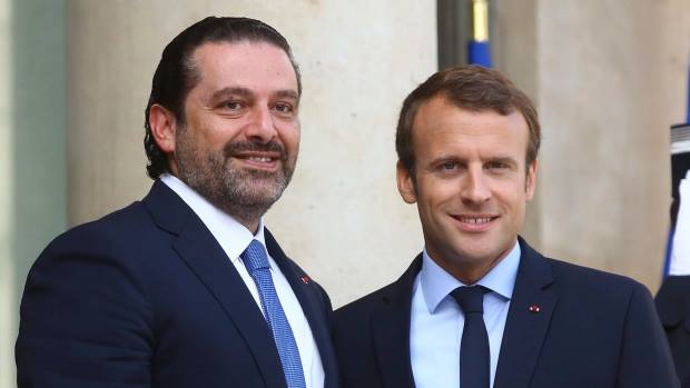 Макрон встретится с беглым премьером Ливана