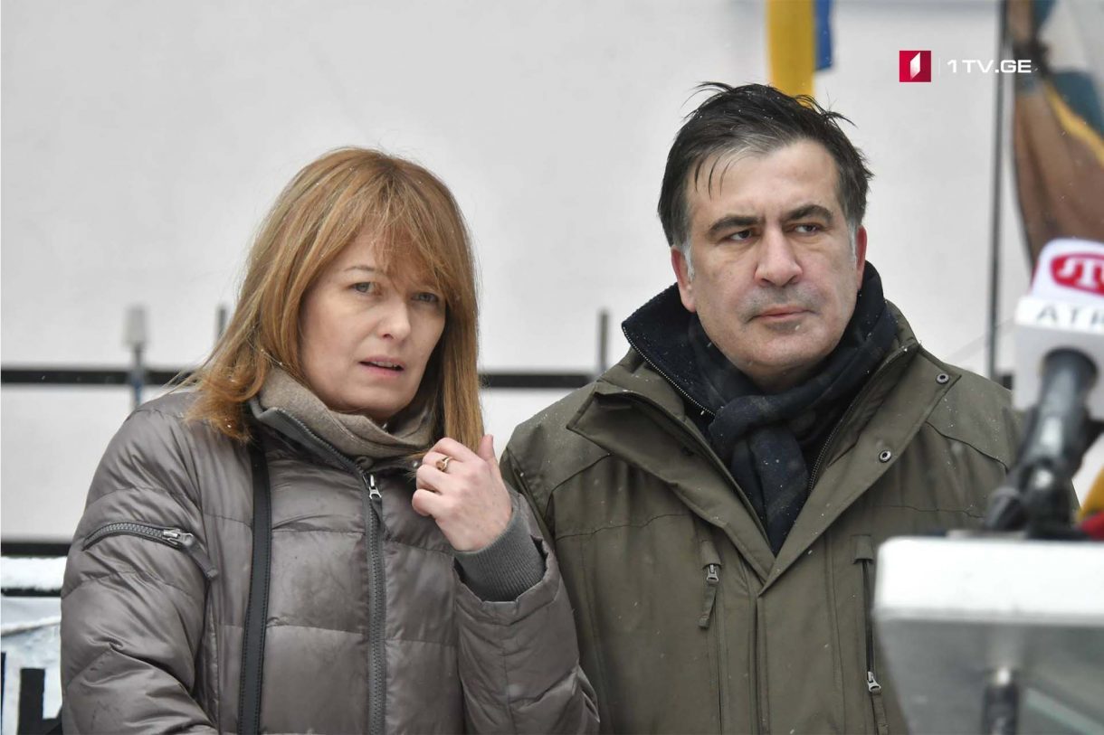 Saakaşvili həyat yoldaşından xahiş etdi ki, onun baş spikeri olsun