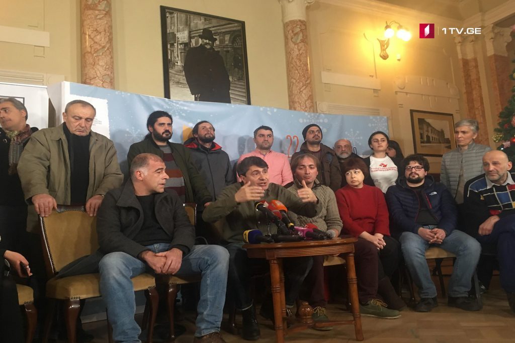 Writers, publishers and representatives of the Pen-Center made a joint statement on Ratiani’s case