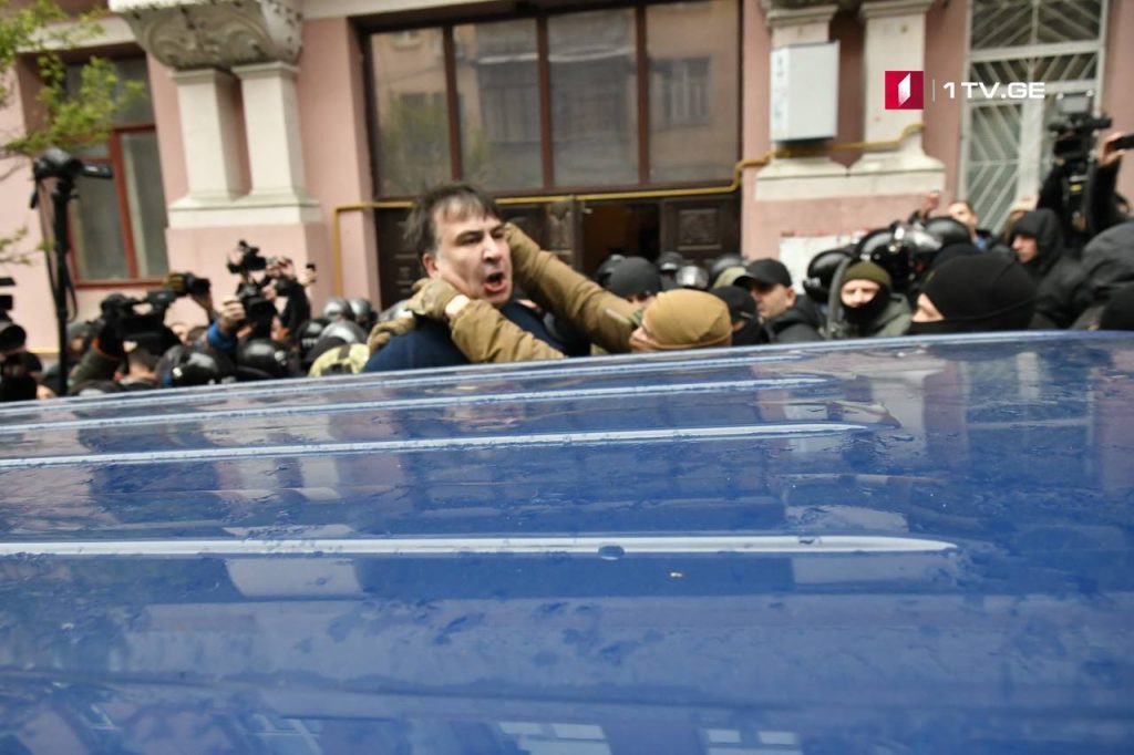 Задержание Михаила Саакашвили в Киеве (фото)