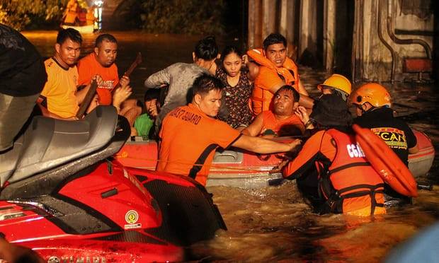 Nearly 90 dead in Philippine mudslides, flooding as storm hits